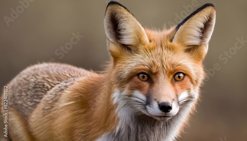 A Fox With Its Ears Twitching As It Listens © Areena