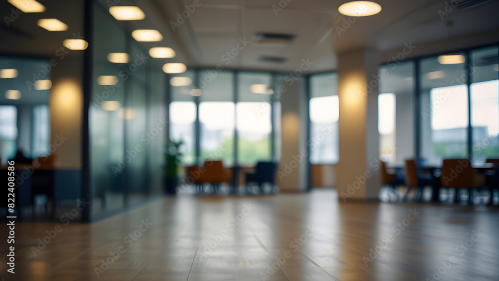 blurred background of a modern office interior. abstract business, office concept blurred background of a modern office interior. abstract business, office concept