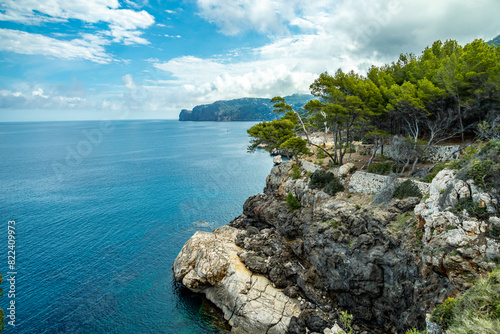 Küstenwanderung zur Bucht von Cala de Deià auf der wunderschönen Balearen Insel Mallorca - Spanien