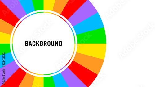 Happy pride month. Abstract rainbow design. Love is love, rainbow flag, lgbt pride. June 2024. Background template. Human rights and tolerance