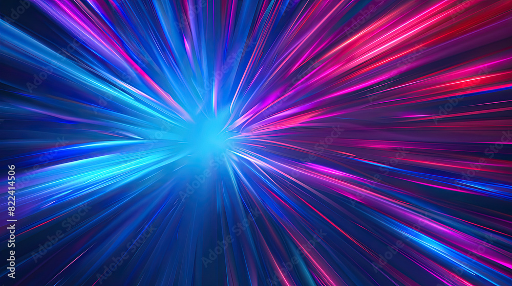 Blue Rays Zoom in Motion Effect, Light Color Trails Blue Rays Zoom in Motion Effect, Light Color Trails