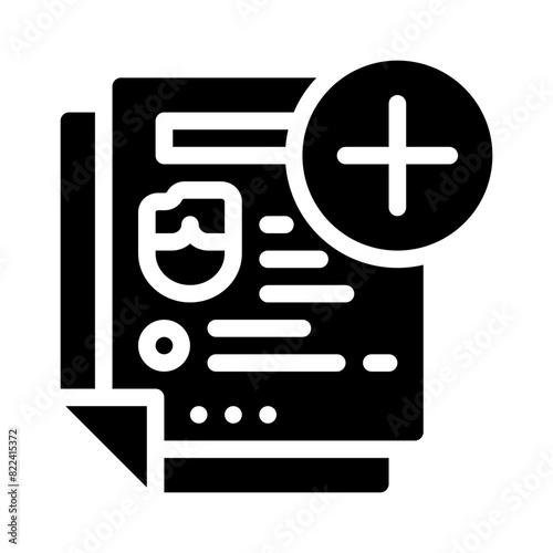 new employee glyph icon