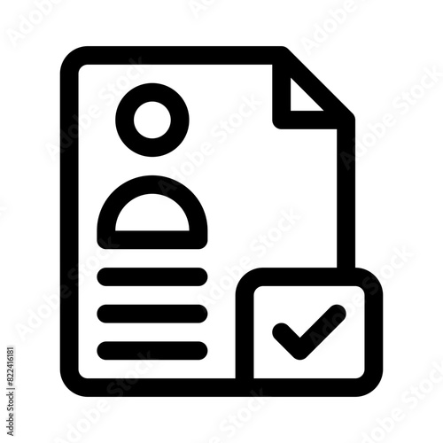 accepted line icon