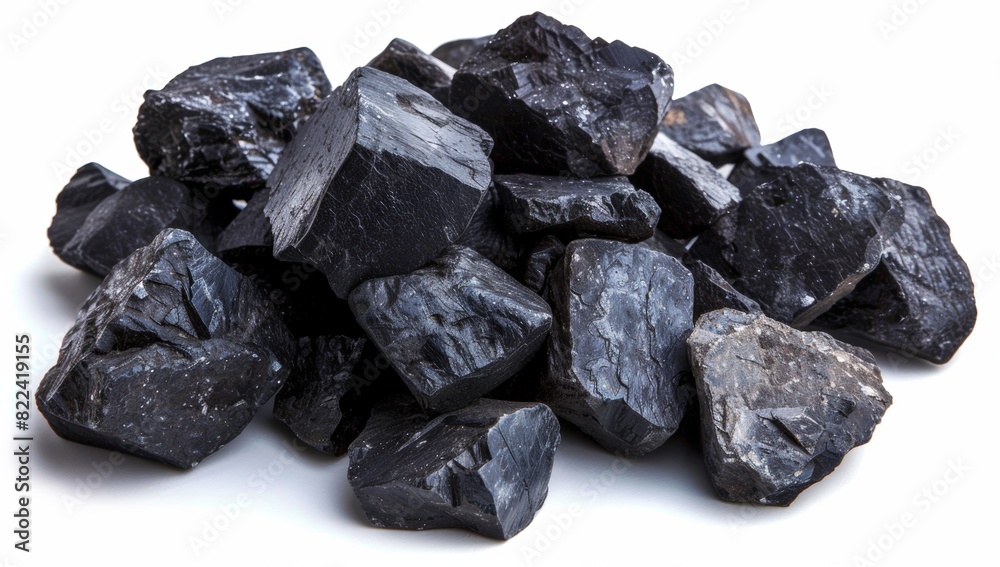 Obraz premium coal isolated on white
