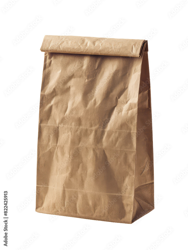 isolated png paper bag, GENERATIVE AI isolated png paper bag, GENERATIVE AI