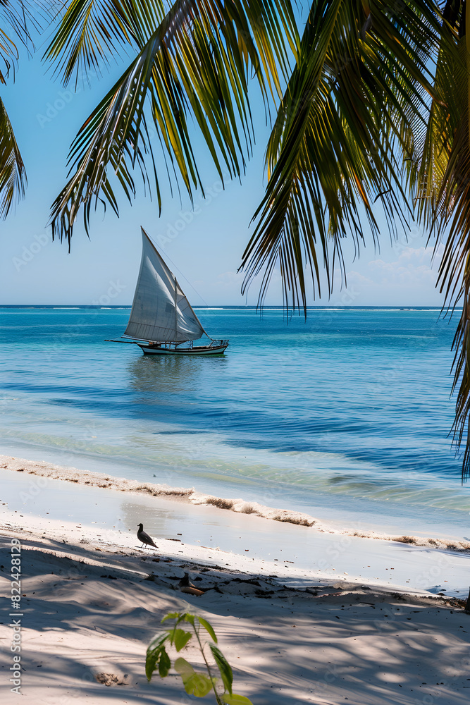 Serene Beauty Of Zanzibar: Sandy Beaches, Sailing Dhows, and Stunning Sunsets