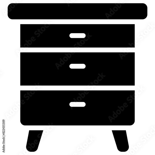 drawer solid icon
