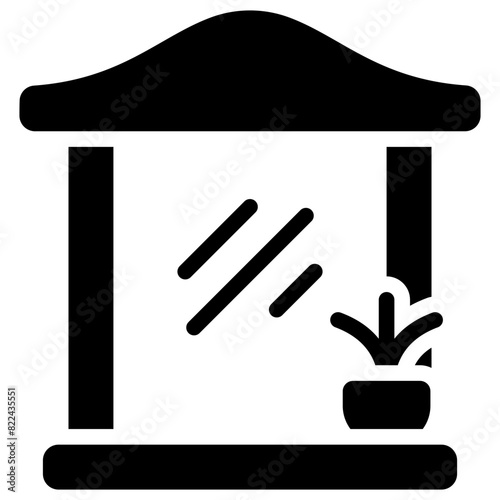 mirror solid icon
