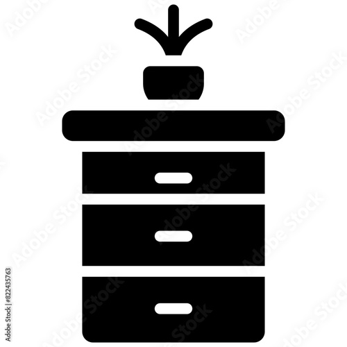 drawer solid icon
