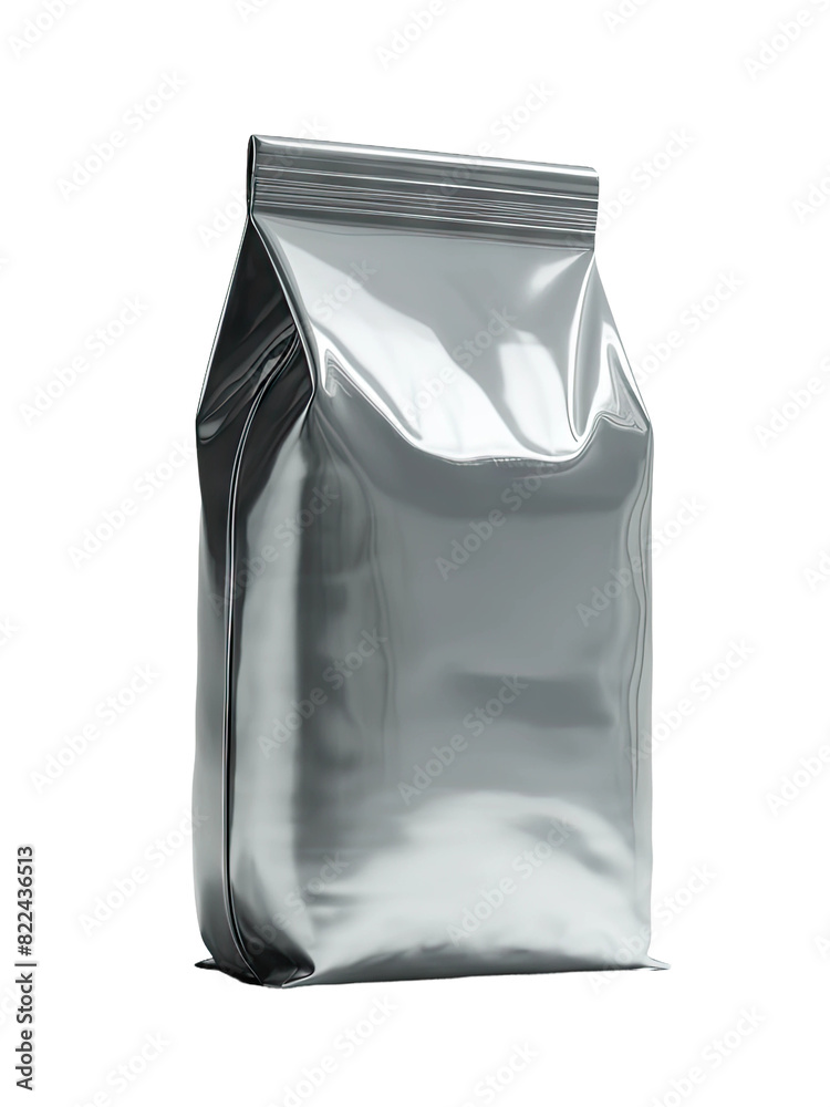 isolated png food bag mockup, GENERATIVE AI isolated png food bag mockup, GENERATIVE AI