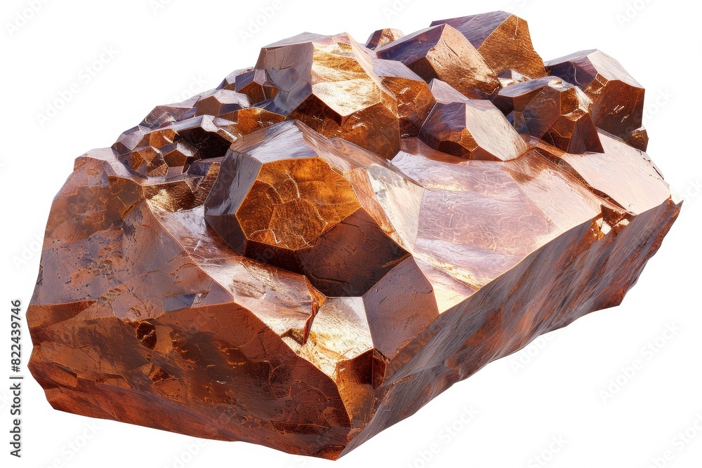 mineral stone isolated on white background mineral stone isolated on white background
