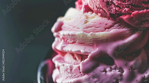 Wallpaper Mural Ice cream commercial, macro food texture background design Torontodigital.ca