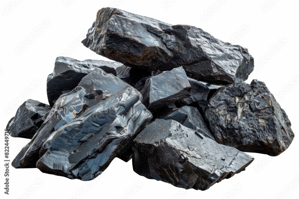 mineral stone isolated on white background