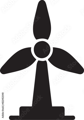 milky wind turbine, icon