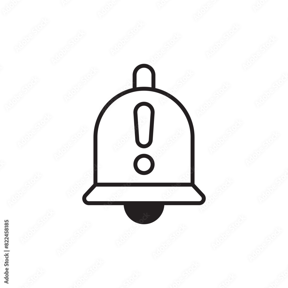 Notification icon design with white background stock illustration Notification icon design with white background stock illustration
