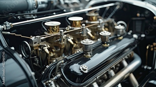 The engine roared to life as the piston pumped up and down within the cylinder, oil lubricating its every move, with gears shifting and the car working smoothly