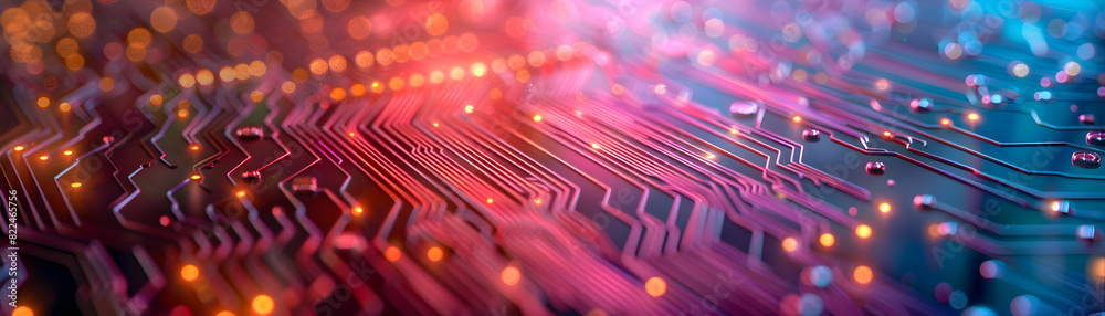 Glossy Abstract Digital Art Featuring Vibrant Circuits Symbolizing the Interconnectedness and Innovation in Technology Glossy Abstract Digital Art Featuring Vibrant Circuits Symbolizing the Interconnectedness and Innovation in Technology