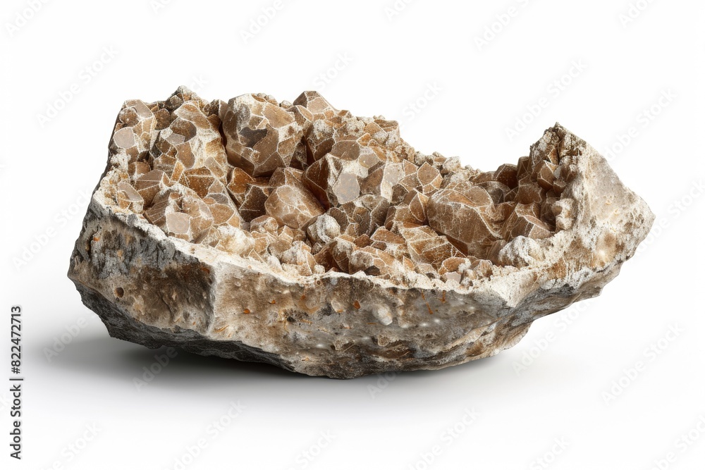 mineral stone isolated on white background