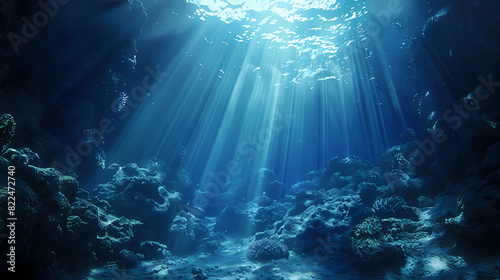 Underwater Wonderland: Immersed in the Blue Depths