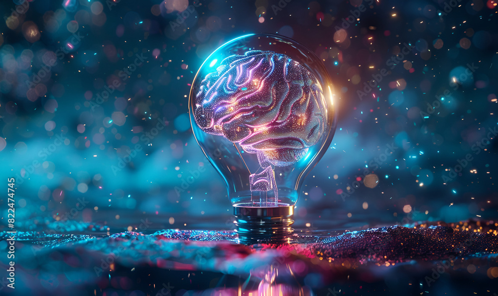 Creative thinking technology background map Creative thinking technology background map