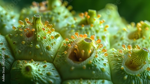 Intricate Beauty of Durians Tactile Rind A Mesmerizing Closeup Study