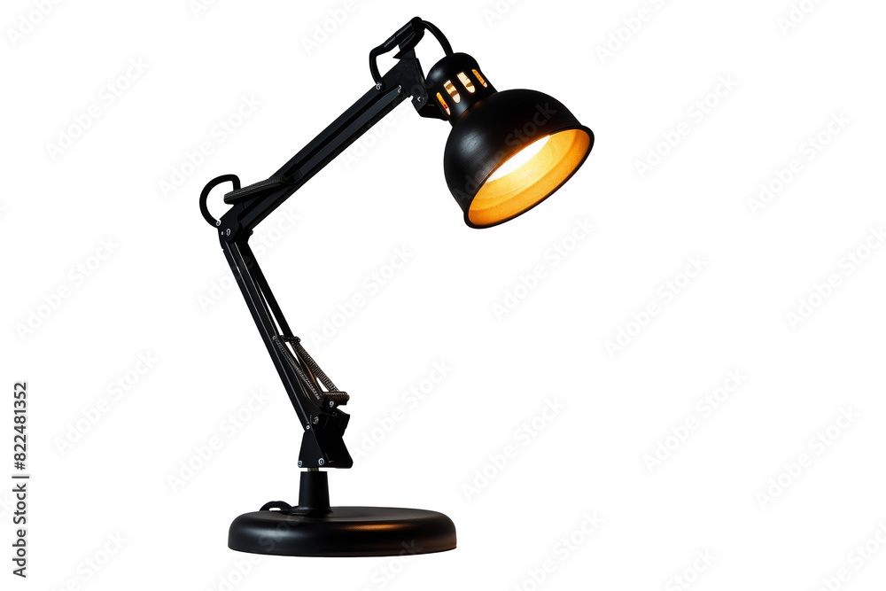 Adjustable Black Desk Lamp Isolated Adjustable Black Desk Lamp Isolated