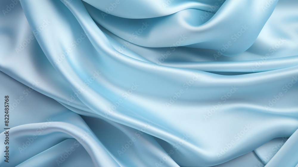 Obraz premium Smooth elegant Blue silk or satin texture background