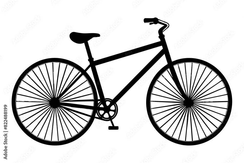bicycle vector silhouette illustration bicycle vector silhouette illustration
