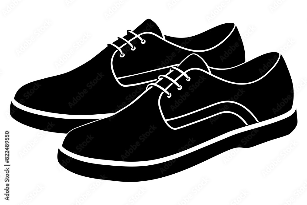 shoes vector silhouette illustration shoes vector silhouette illustration