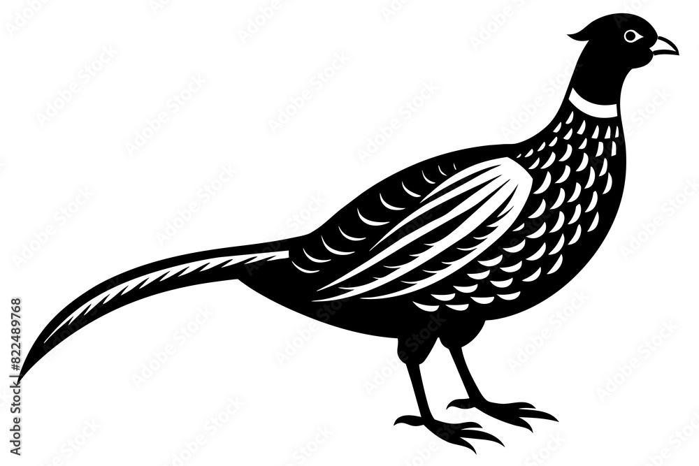 pheasant vector silhouette illustration pheasant vector silhouette illustration