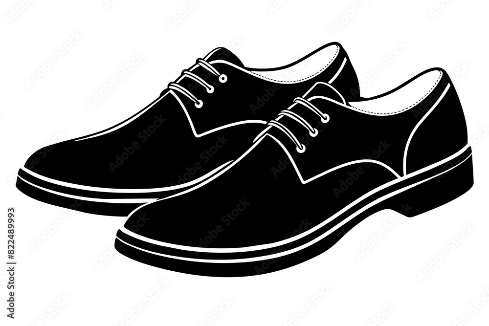  shoes vector silhouette illustration
