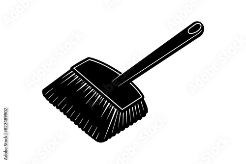 scrub master brush vector silhouette illustration