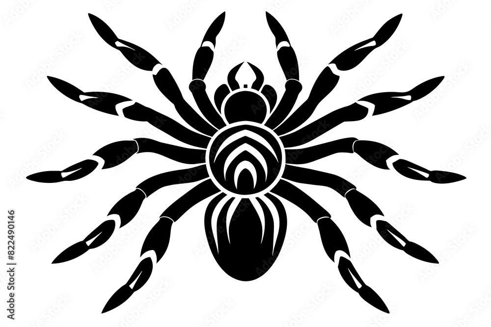 tarantula vector silhouette illustration tarantula vector silhouette illustration