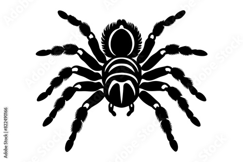  tarantula vector silhouette illustration