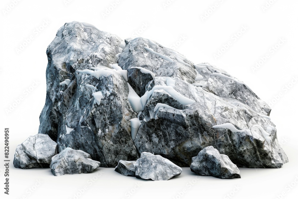 mineral stone isolated on white background mineral stone isolated on white background