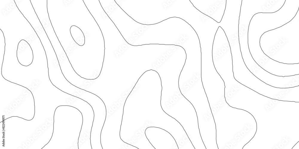 Abstract topographic contours map monochrome image waves cartography vector background, geographic abstract grid vintage outdoors style, abstract white topography vector background. Abstract topographic contours map monochrome image waves cartography vector background, geographic abstract grid vintage outdoors style, abstract white topography vector background.