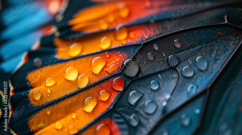 close up of a butterfly wing. macro background wallpapers. photo