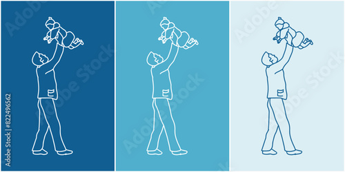 Happy fathers day for all fathers. Turkish translate: Tum babalarımızın babalar gunu kutlu olsun.