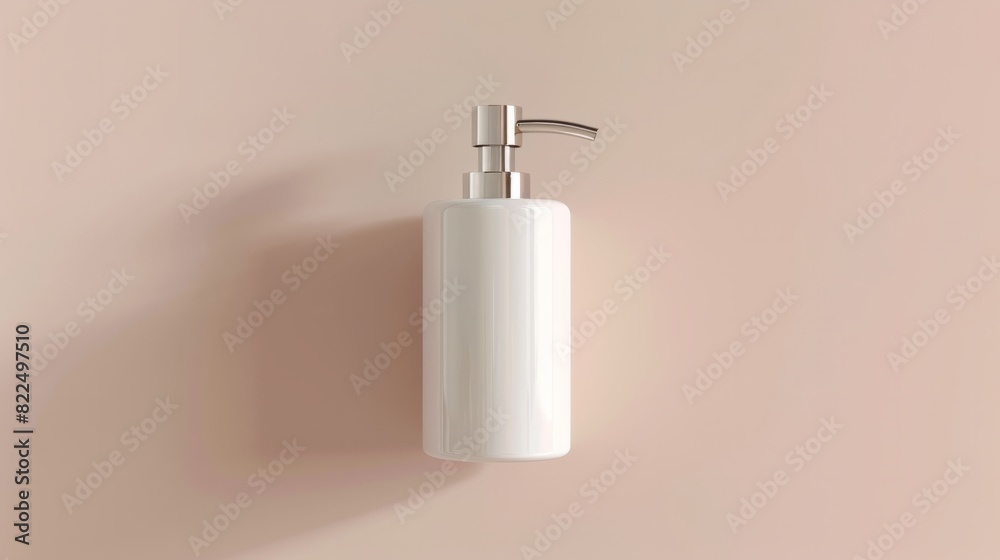 Floating Soap Dispenser Mockup Floating Soap Dispenser Mockup