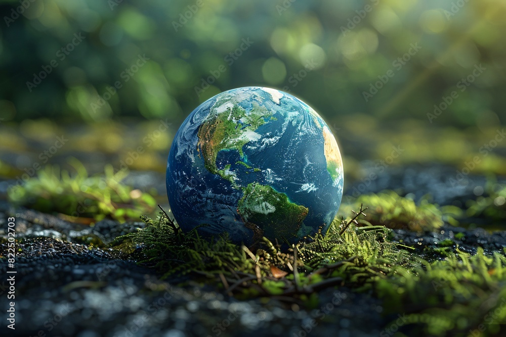 Earth Green Plant Environmental Protection Concept Earth Green Plant Environmental Protection Concept
