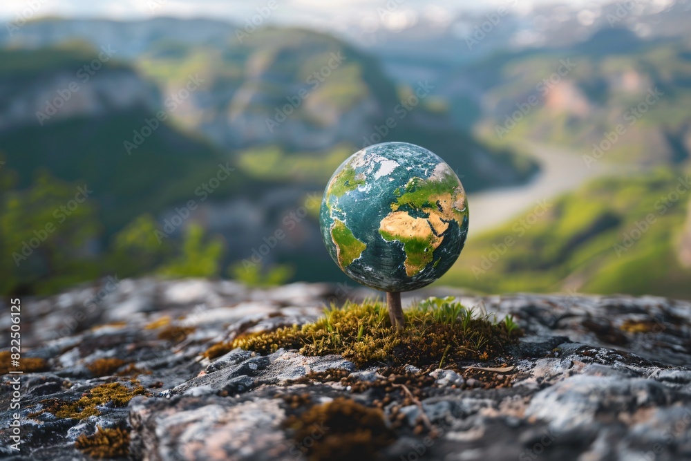 Earth Green Plant Environmental Protection Concept Earth Green Plant Environmental Protection Concept