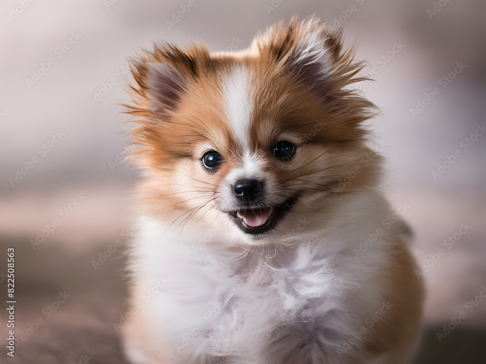 Cachorrito pomeranian spitz