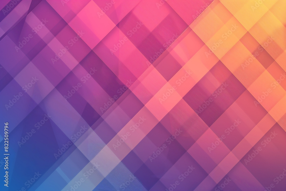 A colorful background with a pattern of squares and triangles
