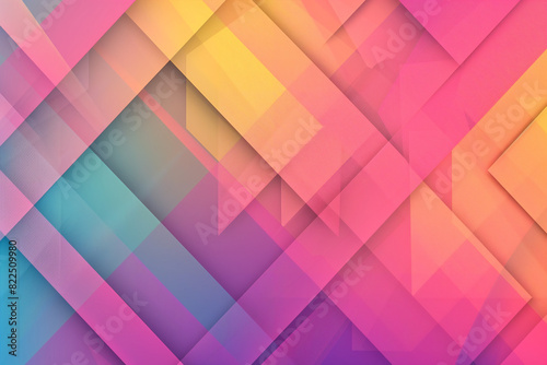 A colorful abstract background with pink and yellow squares