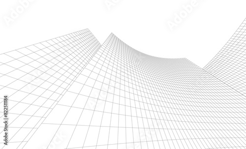 architecture building on white background vector illustration