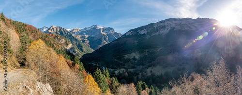 The Bujaruelo Valley is a valley in the Aragonese Pyrenees, in the province of Huesca, bordering the Ordesa and Monte Perdido National Park. photo