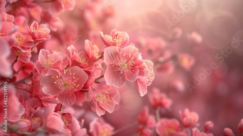 3D Illustration of beautiful pink flowers 3d background 3D Wallpaper illustration