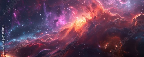 Digital painting of a galactic scene3