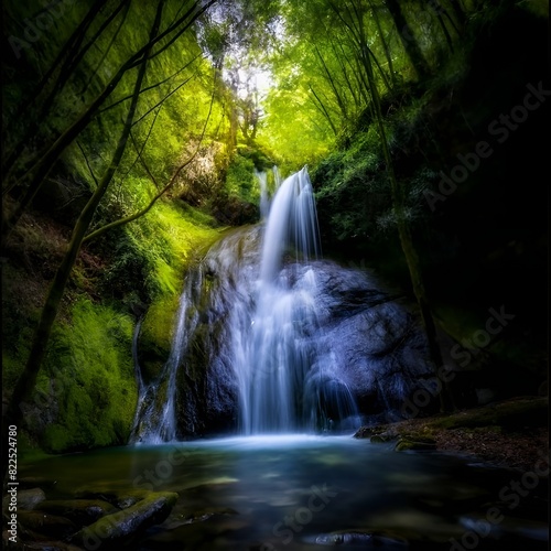 waterfall in the forest