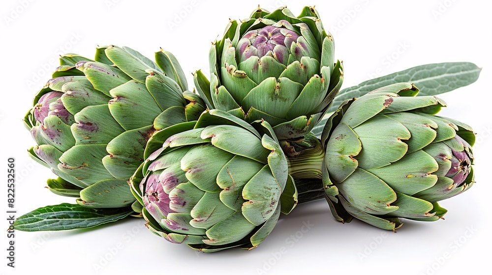 Obraz premium Artichoke Nutrition Facts Infographic - Modern Design with Clean Layout